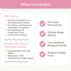 Open House Forms Back To School Night Bundle - Spotty Pastel Theme - Miss Jacobs Little Learners