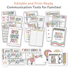Open House Forms Back To School Night Bundle - Spotty Pastel Theme - Miss Jacobs Little Learners