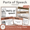 Parts of Speech Posters | BOHO VIBES | Desert Neutrals Decor | Editable - Miss Jacobs Little Learners
