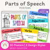 Parts of Speech Posters - Bright Theme - Miss Jacobs Little Learners