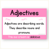Parts of Speech Posters - Cutesy Classroom Decor - Miss Jacobs Little Learners