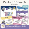 Parts of Speech Posters - Dreamy Space Theme - Miss Jacobs Little Learners
