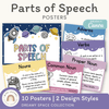 Parts of Speech Posters - Dreamy Space Theme - Miss Jacobs Little Learners