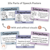 Parts of Speech Posters - Pastel Theme - Miss Jacobs Little Learners