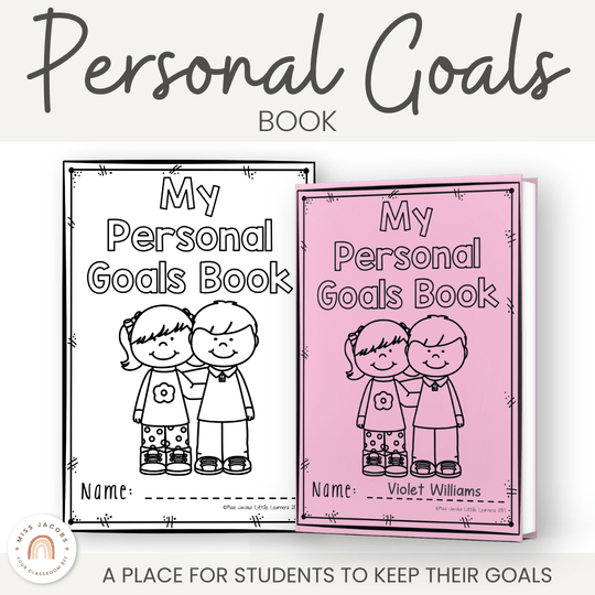 Personal Goals Book