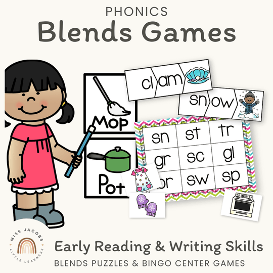 Phonics: Blends Games
