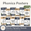 Phonics Posters - Boho Plants Classroom Decor - Miss Jacobs Little Learners