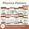Phonics Posters | BOHO VIBES | Desert Neutrals Decor | Editable - Miss Jacobs Little Learners