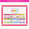 Phonics Posters - Bright Theme - Miss Jacobs Little Learners