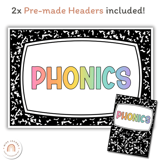 Phonics Posters - Cutesy Classroom Decor - Miss Jacobs Little Learners