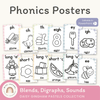 Phonics Posters - Daisy Gingham Pastels Theme - Miss Jacobs Little Learners