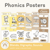 Phonics Posters - Happy Hive English Decor - Miss Jacobs Little Learners