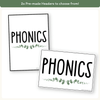 Phonics Posters - Modern Botanical Classroom Decor - Miss Jacobs Little Learners