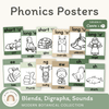 Phonics Posters - Modern Botanical Classroom Decor - Miss Jacobs Little Learners