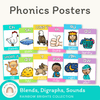 Phonics Posters | Rainbow Theme - Miss Jacobs Little Learners