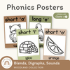 Phonics Posters - Woodland Theme Classroom Decor - Miss Jacobs Little Learners