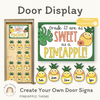 Pineapple Door Display Classroom Decor - Miss Jacobs Little Learners