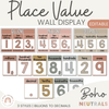 Place Value Display | Editable | Neutral Color Palette - Miss Jacobs Little Learners