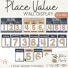 Place Value Display Posters | Rustic BOHO PLANTS decor - Miss Jacobs Little Learners