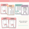 Place Value Posters - Base 10 Blocks - Cutesy Pastel Math Decor - Miss Jacobs Little Learners