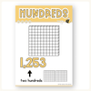 Place Value Posters - Base 10 Blocks - Happy Hive Math Decor - Miss Jacobs Little Learners