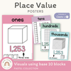 Place Value Posters - Base 10 Blocks - Pastel Theme - Miss Jacobs Little Learners