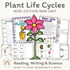 Plant Life Cycle Stages Mini Unit - Visuals and Worksheets - Miss Jacobs Little Learners
