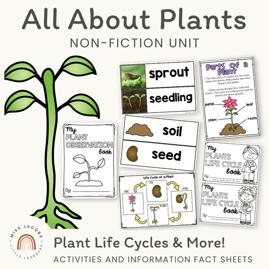 Plants Unit: Living Things and Plant Life Cycles