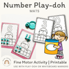 Play-Doh Number Mats - Miss Jacobs Little Learners