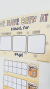Days At School Tally Display - Happy Hive Classroom Decor - Miss Jacobs Little Learners