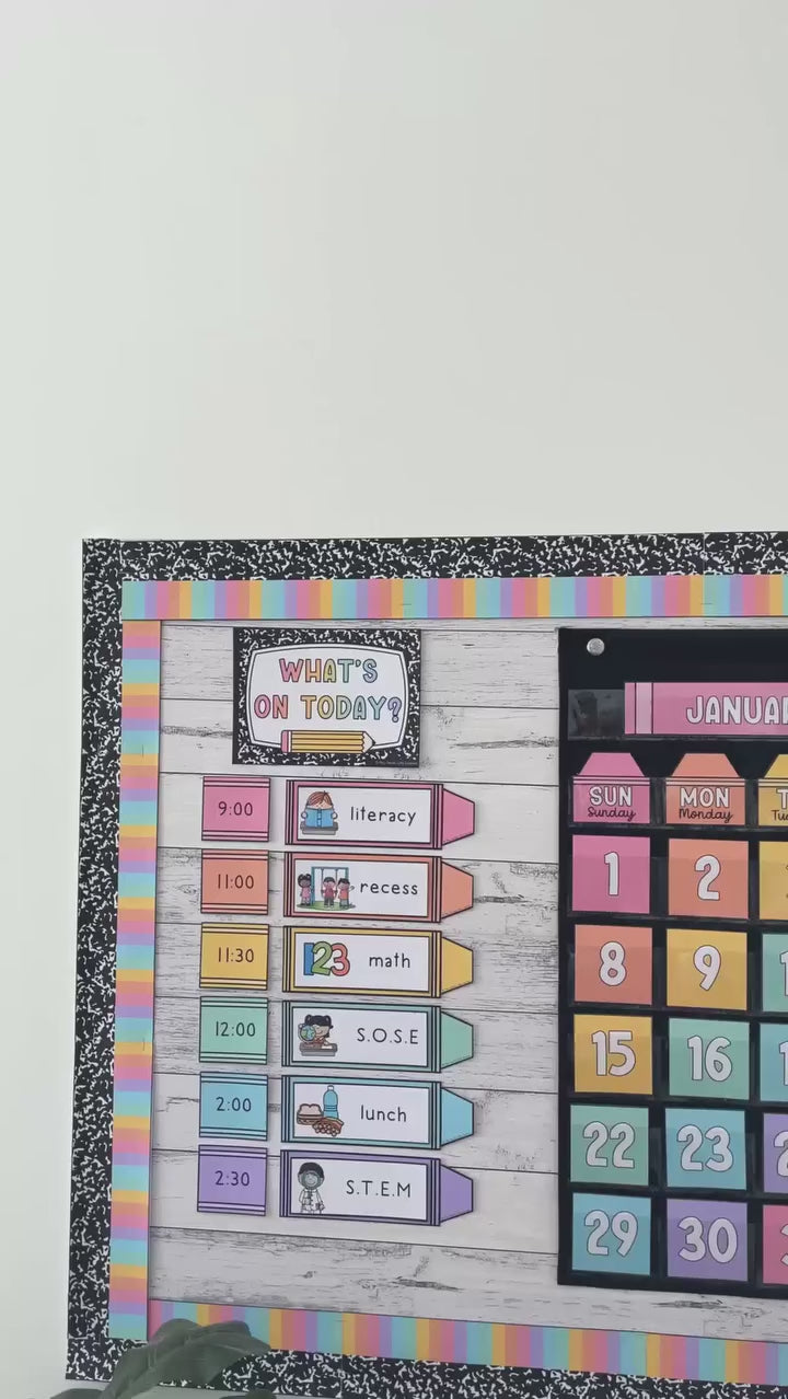Cutesy Composition Notebook Classroom Decor - Miss Jacobs – Miss Jacobs ...