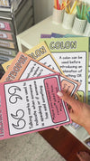 Punctuation Posters - Cutesy Pastel English Decor - Miss Jacobs Little Learners