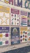 Calm Down Corner Posters - Dreamy Space Classroom Decor - Miss Jacobs Little Learners