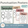 Punctuation Posters - Cute Sea Life Classroom Decor - Miss Jacobs Little Learners
