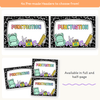 Punctuation Posters - Cutesy Composition Notebook English Decor - Miss Jacobs Little Learners