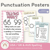 Punctuation Posters - Daisy Gingham Pastels Theme - Miss Jacobs Little Learners