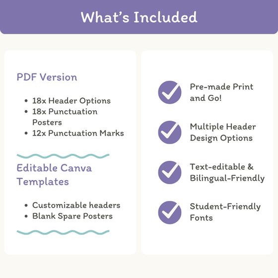 Punctuation Posters - Dreamy Space Theme - Miss Jacobs Little Learners