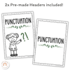 Punctuation Posters - Modern Botanical Classroom Decor - Miss Jacobs Little Learners