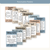 Punctuation Posters - Modern Ocean Classroom Decor - Miss Jacobs Little Learners