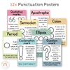 Punctuation Posters - Pastel Classroom Theme - Miss Jacobs Little Learners