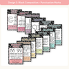 Punctuation Posters - Pastel Composition Notebook English Decor - Miss Jacobs Little Learners