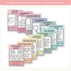Punctuation Posters - Pastel Composition Notebook English Decor - Miss Jacobs Little Learners