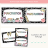 Punctuation Posters - Pastel Composition Notebook English Decor - Miss Jacobs Little Learners