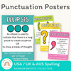Punctuation Posters | Rainbow Theme - Miss Jacobs Little Learners