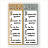RACES Strategy Anchor Chart - Boho Neutrals English Decor - Miss Jacobs Little Learners