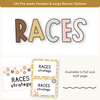 RACES Strategy Anchor Chart - Daisy Gingham Neutrals English Decor - Miss Jacobs Little Learners