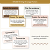 RACES Strategy Anchor Chart - Daisy Gingham Neutrals English Decor - Miss Jacobs Little Learners