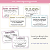 RACES Strategy Anchor Chart - Daisy Gingham Pastels English Decor - Miss Jacobs Little Learners