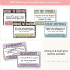 RACES Strategy Anchor Chart - Pastel Composition Notebook Decor - Miss Jacobs Little Learners