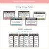 RACES Strategy Anchor Chart - Pastel Composition Notebook Decor - Miss Jacobs Little Learners